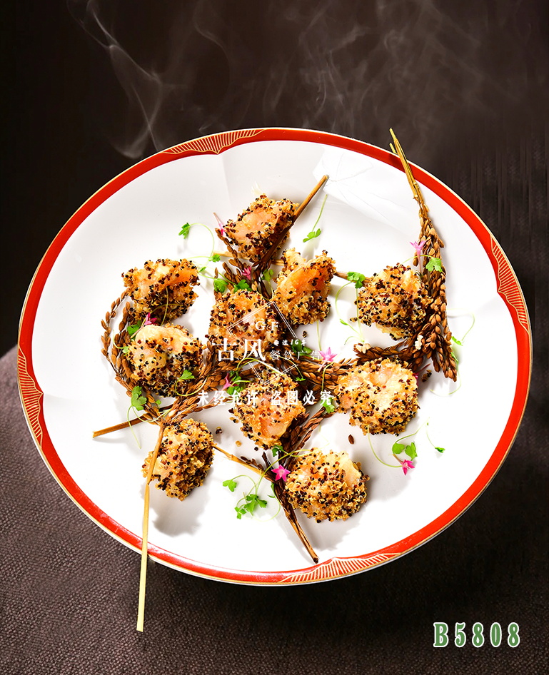 B5808特色藜麥蝦球